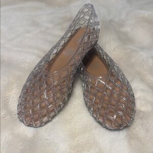 Old Navy Gray Flats Comfortable Slip-On Loafers